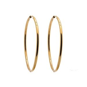 18-karat Yellow Gold "Sunny" Hoop Earrings.